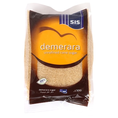 SIS Unrefined Demerara Cane Sugar, 500g