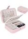 ORiTi Travel Jewelry Organiser Cases, Jewelry Storage Box for Necklace, Earrings, Rings, Bracelet (Box-PINK)