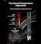 SOLARAE Wireless Portable Hair Straightener &ndash; Cordless Mini Flat Iron, Fast Heating, Straightens &amp; Curls Hair, Travel Friendly, For All Hair Types
