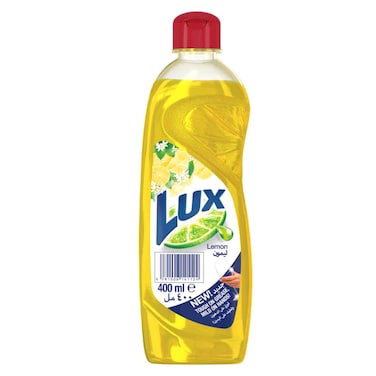 Lux Dishwash Liquid, Lemon, 400ml