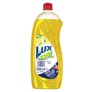 Lux Dishwash Liquid, Lemon, 1250ml