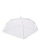 Square Foldable Mesh Food Cover White 12inch
