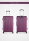 Cabin Size Lightweight ABS Hardside Spinner Luggage Trolley -20 Inch   Carrying 10KG 4 Wheel Hardshell Suitcase-Purple