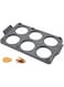THE WHITE SHOP Egg Rings for Frying Eggs Round Fried Egg Cooker Ring,Griddle Egg Ring Tray Non-Stick Detachable Egg Molds for Cooking,Breakfast Sandwiches,Pancake