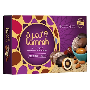 Tamrah Assorted Chocolate Covered Date and Almond, 270g