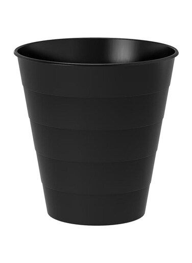 Multipurpose FNISS Plastic Waste Bin - Black