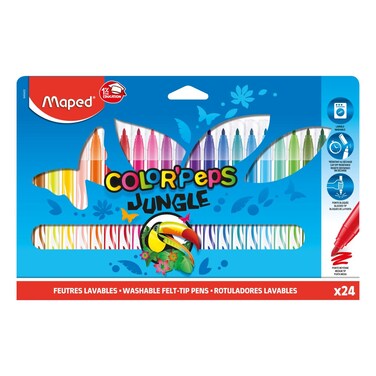 Maped Color'Peps Jungle Felt Tip Pen 24 PCS
