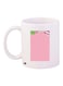 Cartoon Characters Printed Coffee Mug White/Pink/Green