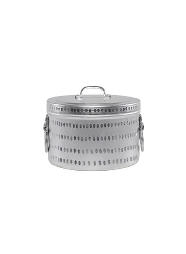 Pure Aluminium Mandi Biryani Cooking Pot Or Steamer Pot Silver 34cm