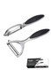 2pcs Vegetable Peeler for Kitchen, Fruit, Carrot, Veggie, Potatoes Peeler, Y-Shaped and I-Shaped Stainless-Steel Multi-Function Set Peelers, Non-Slip Handle &amp; Sharp Blade