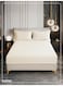 Bedding Fitted Sheet - Fits 90x200 Cm Bed For Single Bed 2 Pcs (1 Fitted Sheet and 1 Pillowcase) - 30 Cm Deep Pocket - Solid Bed Sheet