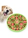 Pawow Slow Feeder Dog Bowls, Silicone Dog Bowl with Suction Cup for Large, Medium, Small Breed Pet,Honeycomb Shape &amp; Non-Slip Design, Boredom and Anxiety Reducer Slow Feeder(Green)