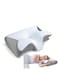 Cervical Neck Pillow for Neck Pain Relief &amp; Snoring, Ergonomic Memory Foam Orthopedic Pillow, 2-in-1 Design for Side, Back &amp; Stomach Sleepers, Grey