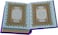A colored Quran with colored edges, a colored cover and colored paper, small size, measuring 8*6, purple color