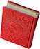 colored Quran with colored edges, a colored cover, and colored paper, large size 20*28, red color