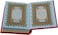 colored Quran with colored edges, a colored cover, and colored paper, large size 20*28, red color