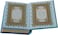 Quran with colored edges, colored cover and colored paper, large size 20*28, light blue color