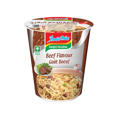 Indomie Beef Flavour Instant Cup Noodles, 60g