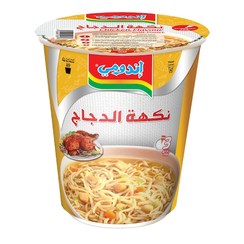 Indomie Instant Noodels, Halal Certified, Chicken Flavour Cup 60g