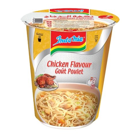 Indomie Instant Noodels, Halal Certified, Chicken Flavour Cup 60g