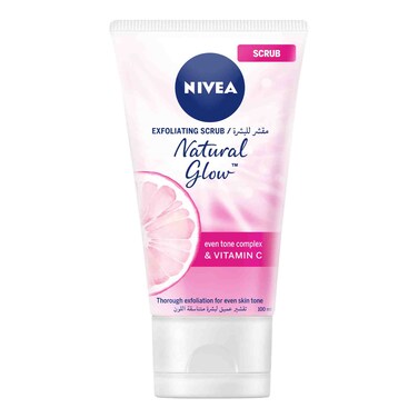 NIVEA Face Scrub Exfoliating Natural Glow Carnitin &amp; Vitamin C 100ml