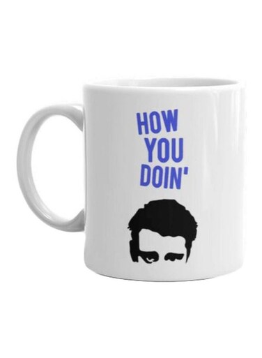 You Doin Printed Coffee Mug White/Violet/Black