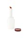 2 qt Plastic Quick Pour Storage Container Bottle - with Brown Spout and Lid - Bar Storage Bottle - 4 3/4" x 4 3/4" x 13 3/4" - 1ct Box - Bar Lux