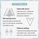S925 Sterling Silver Platinum-Plated Triangle Geometric Ear Stud Quadrangular Earrings(SCE1835)