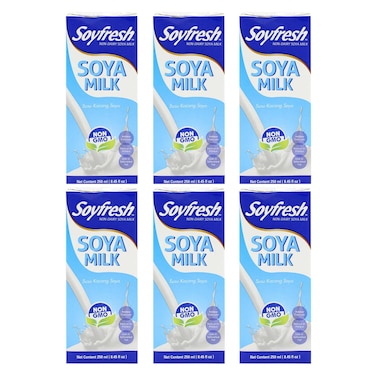 Soyfresh Soya Milk, 250ml Pack of 6