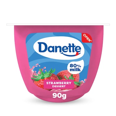 دانيت الفراولة، كريم دانيت غني بنكهة الفراولة، حلى دانيت جاهز، 90غ