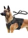 SKADE Tactical Dog Harness and Leash Set for Large Medium Dogs, Military Dog Harness with Handle, Dog Vest with Molle &amp; Loop Panels, Adjustable Dog Vest Harness for Training Hunting Walking (XL)