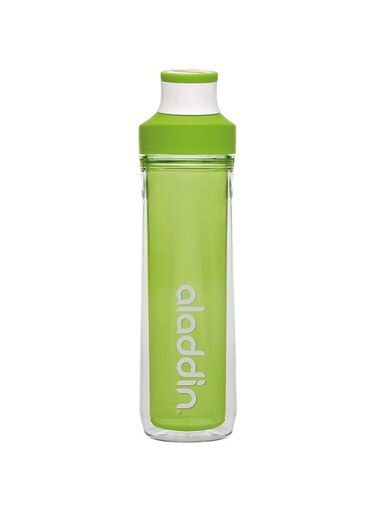 Aladdin Active Hydration Double Wall Water Bottle, 0.5 liter Capacity, Green