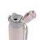 LocknLock Chubby Tumbler 370ml &ndash; Light Pink, Stainless Steel Mug with Double-Wall Insulation &amp; One-Touch Lid
