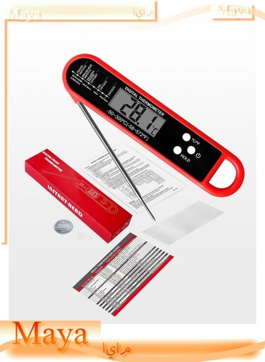 Thermometer, Digital Meat Thermometer, Kitchen Gadgets, Waterproof Instant Read Food Thermometer for Cooking and Grilling, Candy, Deep Fry, Grill, Camping &amp; Kitchen Essentials