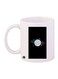 Planet Printed Coffee Mug White/Black/Blue