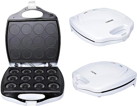 Mamool Maker/Cookie Maker, Create Irresistible Cookies Effortlessly in Elegant,12-Piece with 1400Watts, White