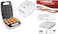Nova 12PCS Doughnuts Maker - Easy-to-Use Electric Donut Machine for Delicious Homemade Treats" White