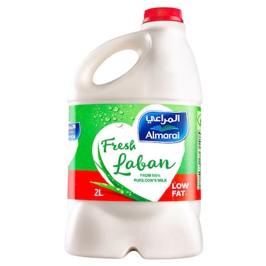 المراعي لبن طازج قليل الدسم، 2 لتر