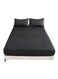 Waterproof Fitted Bedding Topper Set &acirc;&euro;&ldquo; 150 x 200 cm &acirc;&euro;&ldquo; Black &acirc;&euro;&ldquo; Mattress &amp; Pillow Protection