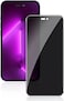EXELLE Privacy Glass Screen Protector for IPhone 14 Pro 5G Anti-spy 9H Hardness Front 5D Privacy Glass Screen Protector IPhone 14 Pro Black