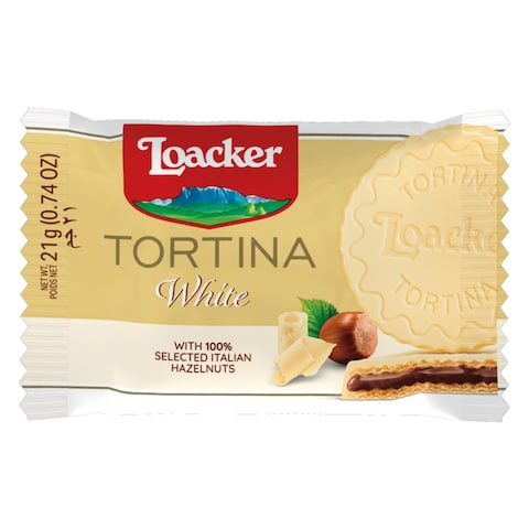 Loacker Gran Pasticceria Tortina White Cookies, 125g