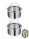 HOME 2 Pack 304 Stainless Steel Kitchen Sink Strainer Anti-Clogging Drain Filter Strainer Ramadan