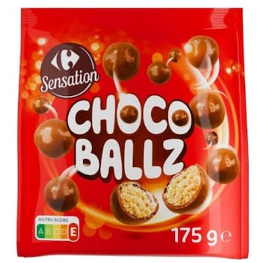 Carrefour Sensation Pop N' Croc Crispy Milk Chocolate Bites, 175g