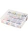 Apex 12 Grids Pvc Compartment Container Bead Storage Organizer Box Case With Adjustable And Removable Dividers For Jewelry Craft Tackles Tools And Screw Empty Box Only