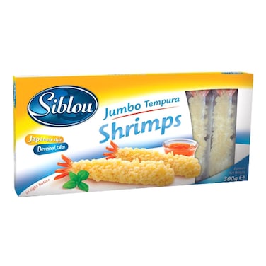 Siblou Jumbo Tempura Shrimps, 300g
