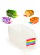 4PCs Clear Stackable Refrigerator Storage Box &acirc;&euro;&ldquo; Multi-Purpose Food, Beverage &amp; Bathroom Organizer Drawer