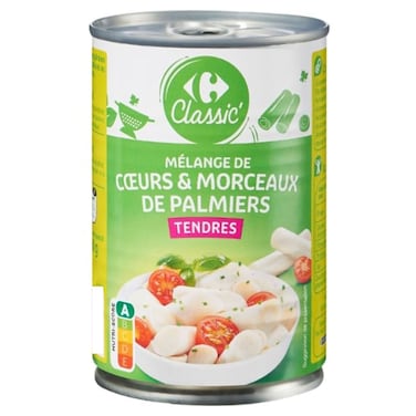 Carrefour Classic Tender Hearts of Palm, 400g
