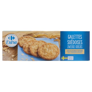 Carrefour Original Plain Oat Cakes, 100g