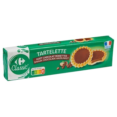 Carrefour Classic Chocolate Hazelnut Tartlets, 150g