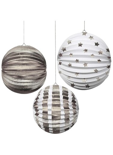 Silver Foil Lanterns